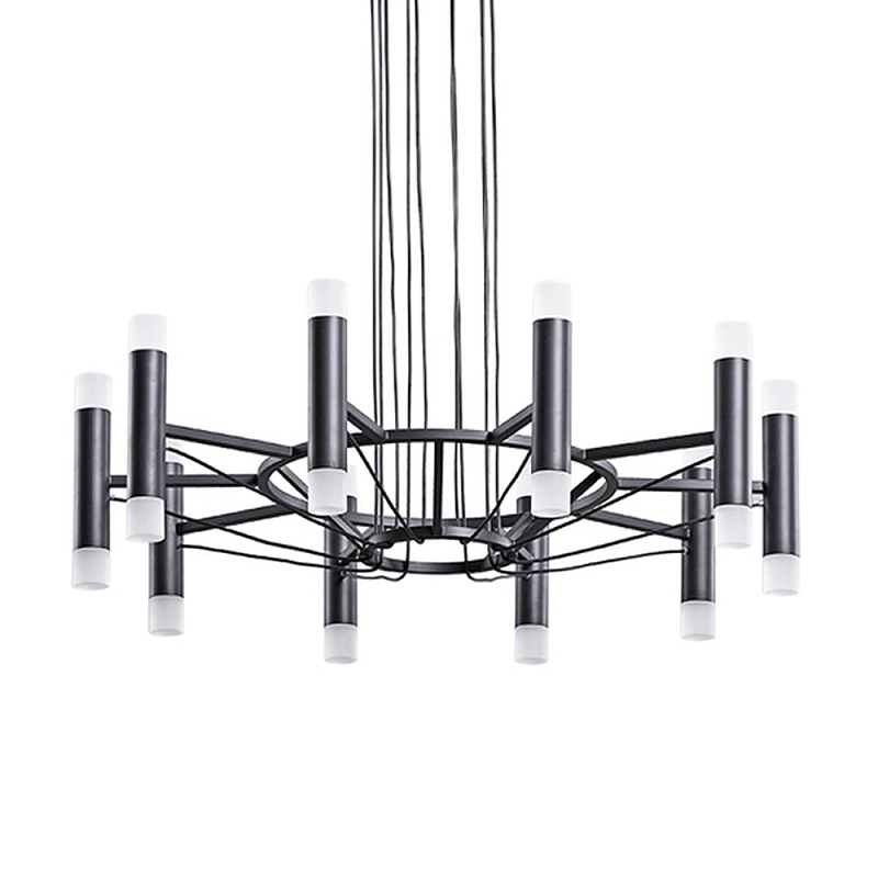 Люстра светодиодная lamp Infinity Белый Черный Люстра светодиодная lamp Infinity Белый Черный в Челябинске | Loft Concept