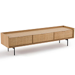 ТВ-тумба с плетеным декором Buckley Wicker TV Stand варинант исполнения - 2 | Loft Concept в Челябинске