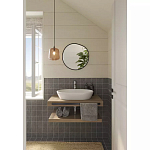 Зеркало круглое с асимметрией Light Reflection варинант исполнения - 2 | Loft Concept в Челябинске