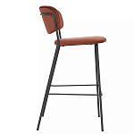 Стул барный с широкой полукруглой спинкой Chair Smooth Shapes варинант исполнения - 2 | Loft Concept в Челябинске