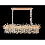 Люстра с декоративными элементами в виде крупных хрустальных цветов Palace Gardens варинант исполнения - 4 | Loft Concept в Челябинске