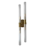 Бра с двумя цилиндрическими матовыми плафонами на круглом основании Delta Light варинант исполнения - 1 | Loft Concept в Челябинске