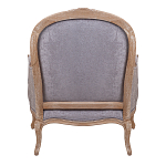 Кресло Ava Classical Armchair brown and grey velour варинант исполнения - 3 | Loft Concept в Челябинске