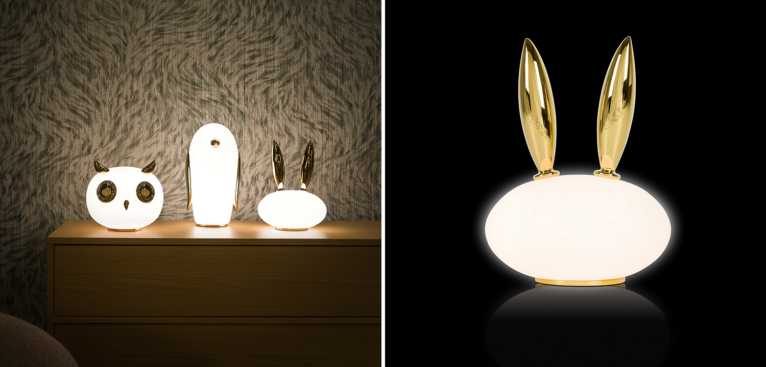 Настольная лампа Moooi Pet Light PURR кролик Настольная лампа Moooi Pet Light PURR кролик - Loft-Concept в Челябинске