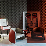 Гипсовая 3D Панель M-18 варинант исполнения - 1 | Loft Concept в Челябинске