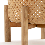 Кашпо на ножках из бамбука Bamboo Decor варинант исполнения - 3 | Loft Concept в Челябинске