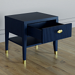 Прикроватная тумбочка с ящиком Elsa Dreams Blue варинант исполнения - 2 | Loft Concept в Челябинске