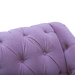 Кушетка фиолетовая с мягкой обивкой из велюра Michael Couch варинант исполнения - 4 | Loft Concept в Челябинске