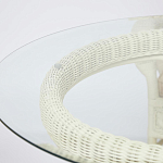 Комплект обеденный из ротанга Eloise grand white варинант исполнения - 13 | Loft Concept в Челябинске