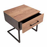 Тумба прикроватная с ящиком в стиле лофт Urban Style Space варинант исполнения - 2 | Loft Concept в Челябинске