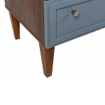 Комод серый из массива бука с 3-мя ящиками Wenge Light варинант исполнения - 4 | Loft Concept в Челябинске