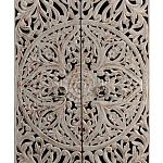 Шкаф с орнаментом ручная резьба из дерева Indian Antique Furniture  варинант исполнения - 1 | Loft Concept в Челябинске