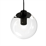 Подвесной светильник Selene Glass Ball Ceiling Lights Black  40 cm варинант исполнения - 3 | Loft Concept в Челябинске