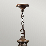 Люстра бронзового цвета с бежевыми абажурами из органзы в классическом стиле Hinkley варинант исполнения - 4 | Loft Concept в Челябинске