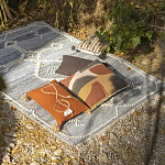 Подушка декоративная с геометрическим узором и плетенными вставками Divine Abstractions варинант исполнения - 5 | Loft Concept в Челябинске