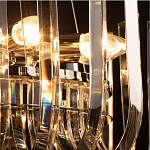 Бра цвета никель с изогнутыми хрустальными элементами Radiant Ribbons варинант исполнения - 7 | Loft Concept в Челябинске