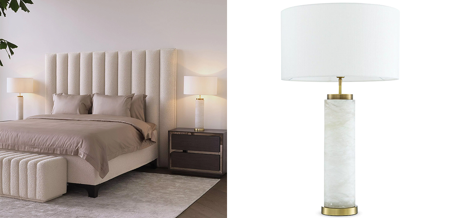 Настольная лампа Eichholtz Table Lamp Lxry Alabaster Настольная лампа Eichholtz Table Lamp Lxry Alabaster - Loft-Concept в Челябинске