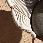 Дизайнерское уличное кресло с веревочной спинкой PETALO Armchair варинант исполнения - 11 | Loft Concept в Челябинске