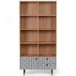 Широкий стеллаж с принтом Elise Rack варинант исполнения - 4 | Loft Concept в Челябинске