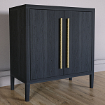 Современный Буфет Primo с 2 дверцами Черный дуб варинант исполнения - 2 | Loft Concept в Челябинске