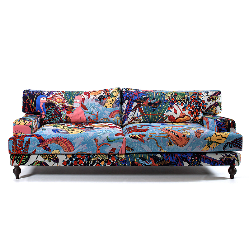 Премиальный Акцентный Диван Simpsons in Paradise Pop Art Sofa Мульти в Челябинске | Loft Concept 