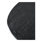 Столик кофейный черного цвета с овальной столешницей и круглым основанием Black Dalmen Table варинант исполнения - 7 | Loft Concept в Челябинске