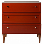 Комод красный из массива бука с 3-мя ящиками Wenge Light варинант исполнения - 2 | Loft Concept в Челябинске