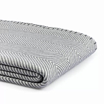 Плед из шерсти мериноса серого цвета 130×180 см Gray Waves варинант исполнения - 2 | Loft Concept в Челябинске
