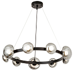 Светодиодная кольцевая люстра IONA Сhandelier black варинант исполнения - 2 | Loft Concept в Челябинске