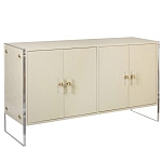 Комод бежевый на прозрачных боковых ножках Stingray Beige Dresser варинант исполнения - 1 | Loft Concept в Челябинске