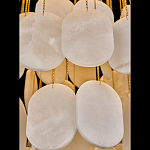 Люстра с овальными подвесками из натурального камня Spatial Composition варинант исполнения - 4 | Loft Concept в Челябинске