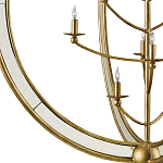 Люстра круглая с состаренными зеркальными элементами на корпусе Sample of Purity варинант исполнения - 1 | Loft Concept в Челябинске