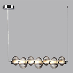 Подвесной светильник линейный с 7-ю рифлеными стеклянными шарами Marcelh Light варинант исполнения - 8 | Loft Concept в Челябинске