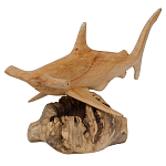 Статуэтка из дерева рыба-молот Animals of the World варинант исполнения - 4 | Loft Concept в Челябинске