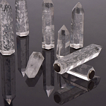 Люстра с двумя кольцами черного цвета с хрустальными элементами QUARTZ CRYSTAL варинант исполнения - 13 | Loft Concept в Челябинске