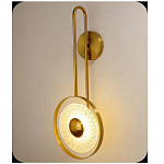 Бра бронзовое с прозрачным стеклянным плафоном Suspension варинант исполнения - 1 | Loft Concept в Челябинске