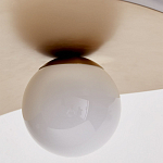 Люстра круглая с 2-мя металлическими абажурами Andromeda варинант исполнения - 3 | Loft Concept в Челябинске