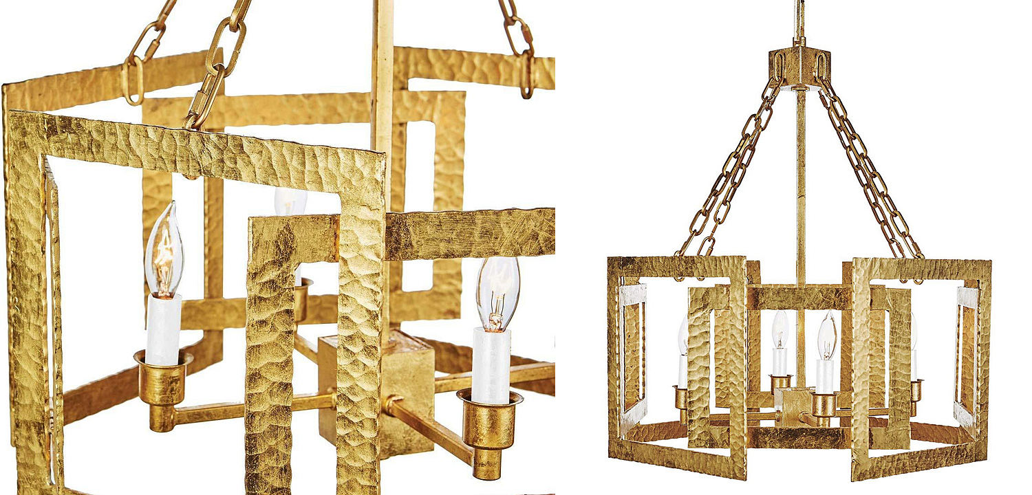 Люстра Textured Cage Pendant Lamp Gold Chandelier Люстра Textured Cage Pendant Lamp Gold Chandelier - Loft-Concept в Челябинске