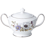 Чайный сервиз из фарфора с рисунком цветов на 6 персон 14 предметов Garden Whisper Porcelain Set  варинант исполнения - 4 | Loft Concept в Челябинске