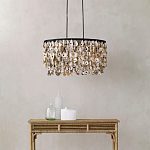 Люстра овальная с подвесками из устричных раковин Sea Ravens варинант исполнения - 4 | Loft Concept в Челябинске