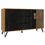 Комод с 3-мя ящиками и дверцей Stone Effect варинант исполнения - 2 | Loft Concept в Челябинске