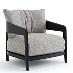 Кресло с каркасом из массива ясеня Deniaud Ash Grey Armchair варинант исполнения - 7 | Loft Concept в Челябинске