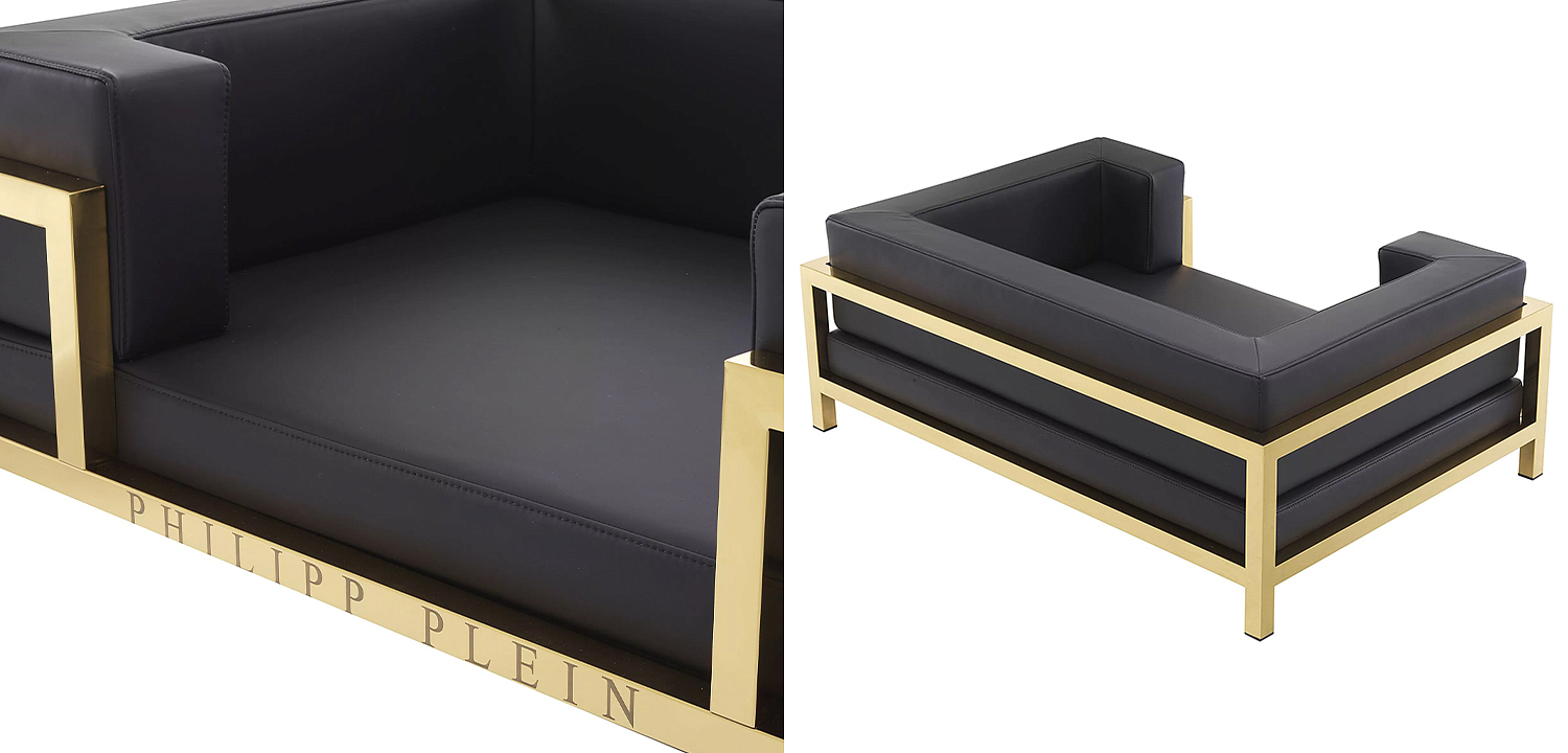 Лежанка для домашних животных Philipp Plein Dogbed High Conic XL Gold Лежанка для домашних животных Philipp Plein Dogbed High Conic XL Gold - Loft-Concept в Челябинске