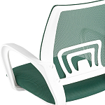 Офисное кресло с основанием из белого пластика Desk chairs Green варинант исполнения - 7 | Loft Concept в Челябинске