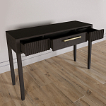 Элегантная Консоль Primo с выдвижным ящиком Темный орех варинант исполнения - 5 | Loft Concept в Челябинске