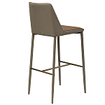 Стул барный с терракотовой обивкой из экокожи Spectacular High Chair варинант исполнения - 2 | Loft Concept в Челябинске