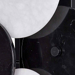 Бра светодиодное из черно-белых дисков Contrast Sample варинант исполнения - 1 | Loft Concept в Челябинске