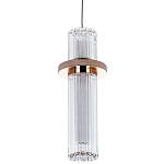 Подвесной светильник золото Odile Acrylic Tube Hanging Lamp Gold варинант исполнения - 1 | Loft Concept в Челябинске