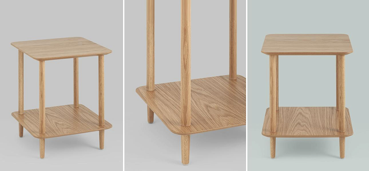 Стол приставной Tree Wilhelm квадратный Стол приставной Tree Wilhelm квадратный - Loft-Concept в Челябинске
