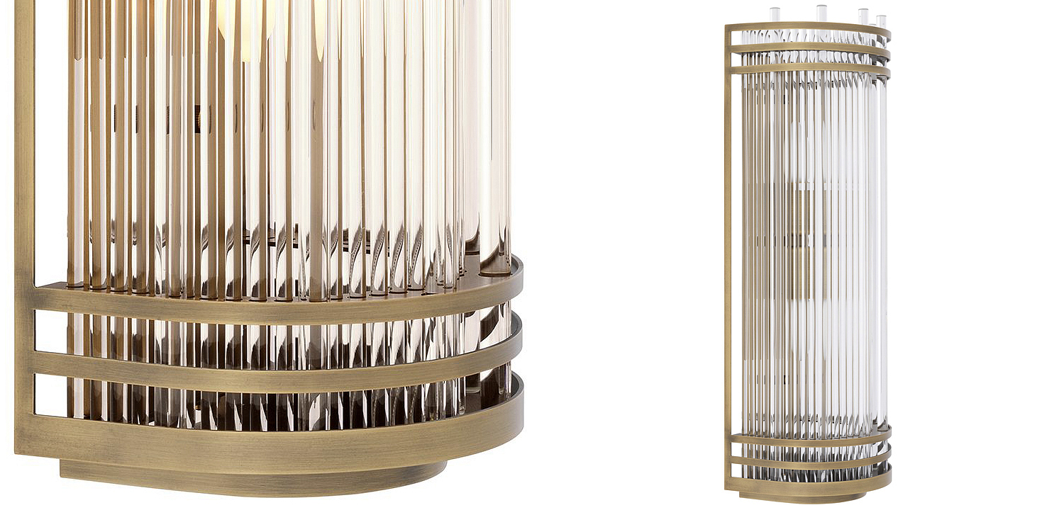 Бра Eichholtz Wall Lamp Gulf L Brass Бра Eichholtz Wall Lamp Gulf L Brass - Loft-Concept в Челябинске